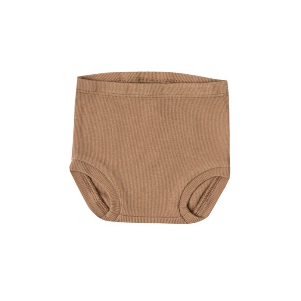 Quincy Mae Ribbed Bloomer Copper 18-24 M